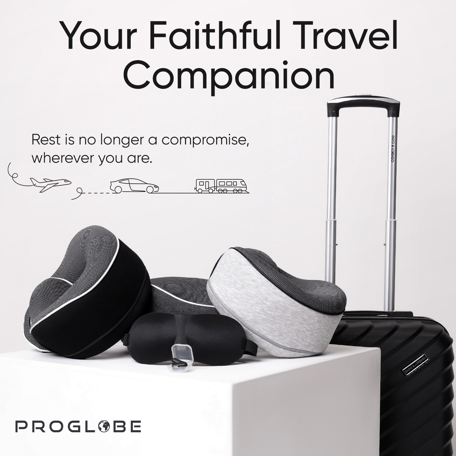 Proglobe Essential Series Travel Pillows